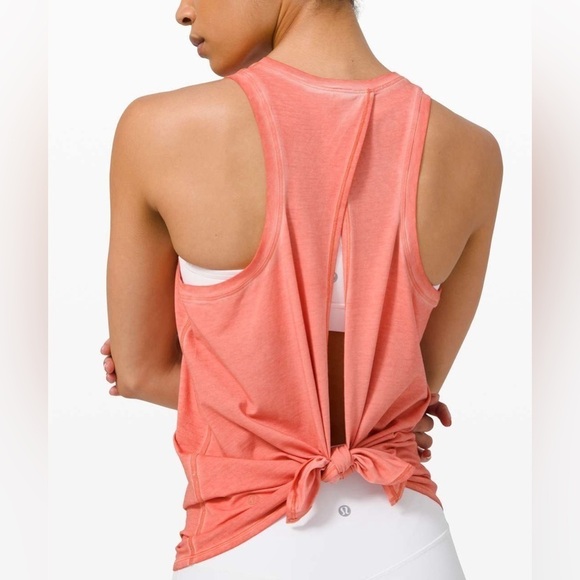 Lululemon All Tied Up Tank Pink Wash
Sublimado Pigment Dye Rustic Coral Top - Picture 2 of 9